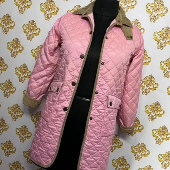 Ralph Lauren Baby Pink Quilted Premium Quality Jacket